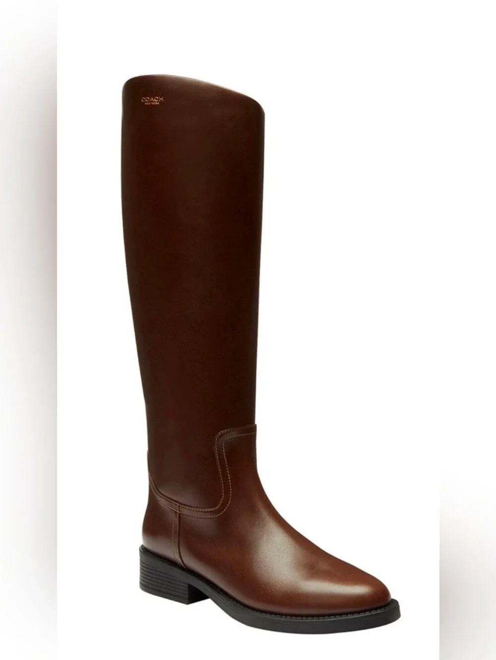 COACH Women's Tall Riding Boots in Dark Brown SIZE 6  EUR 37